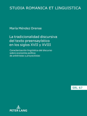 cover image of La tradicionalidad discursiva del texto preensayístico en los siglos XVII y XVIII